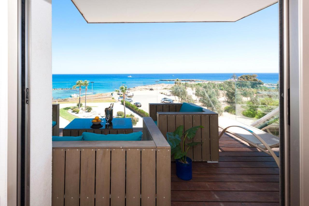 Apartment Marina - Beachfront Protaras Exteriör bild